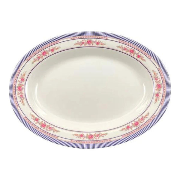 Thunder Group 2114AR Rose 28 oz Melamine Deep Platter, Pack of 12