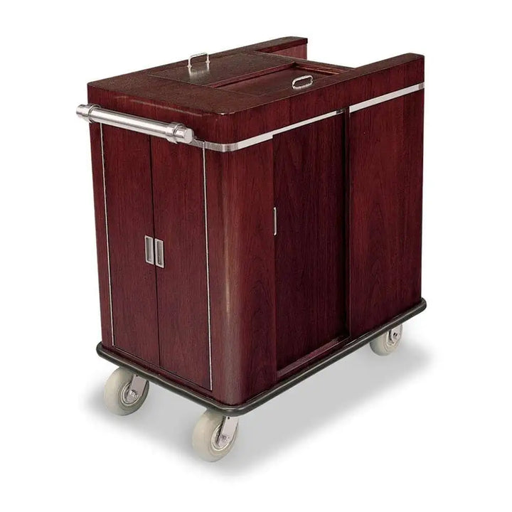 Forbes Industries 2244 Guest Room Attendant Cart Furniture-style Wood Veneer Finish