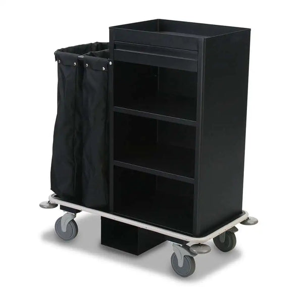 Forbes Industries 2244 23 Housekeeping Cart furniture-style wood veneer finish