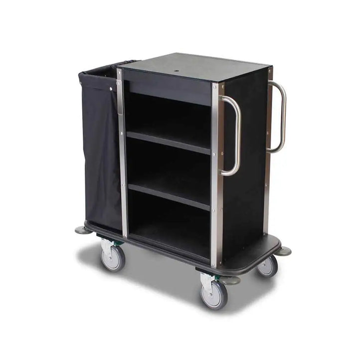 Forbes Industries 2280 21.5" Plastic InRoom Housekeeping Cart, Three Shelves