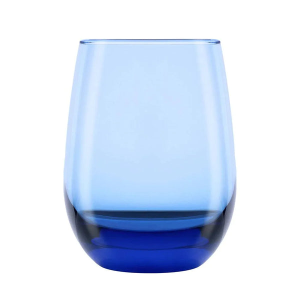 Libbey 231L 15.25 oz. Tidal Blue Stemless White Wine Glass - Case of 12 Pcs