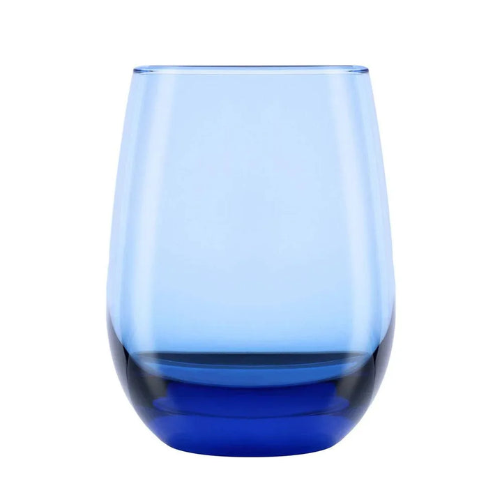 Libbey 231L 15.25 oz. Tidal Blue Stemless White Wine Glass - Case of 12 Pcs