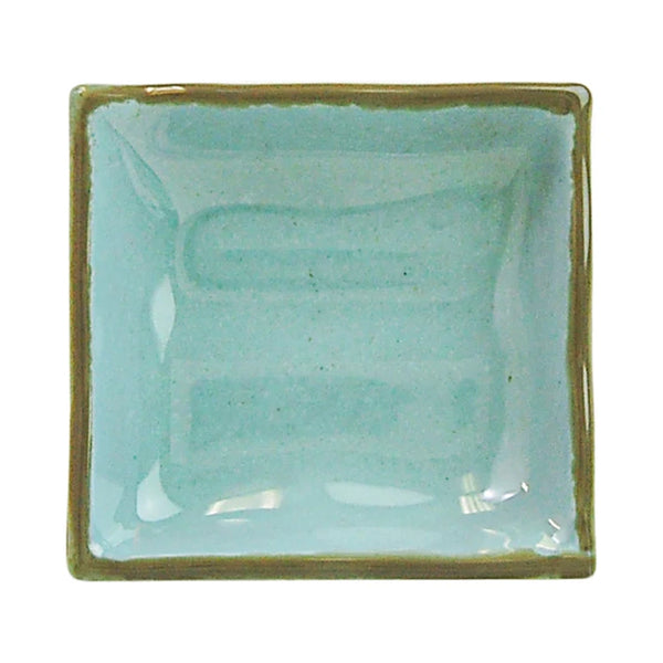 Thunder Group 2404SS Seaside 3 oz Melamine Wavy Rectangular Sauce Dish, Pack of 12