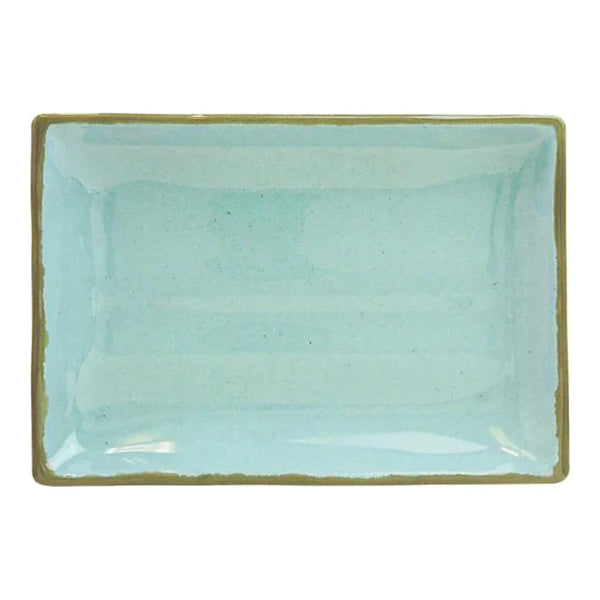 Thunder Group 2408SS Seaside 8-1/2" x 5-3/4" Melamine Wavy Rectangular Plate, Pack of 12