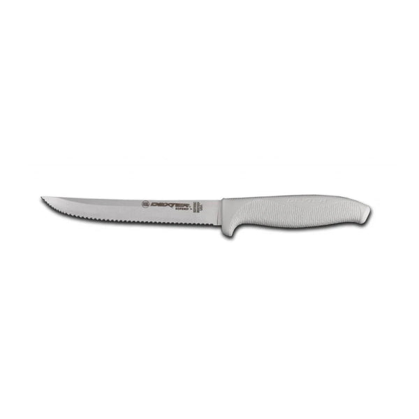 Dexter Russell 24213 SofGrip 6" Scalloped Utility Knife SG156SC-PCP