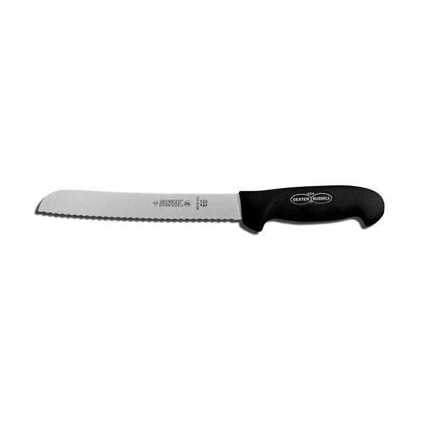 Dexter Russell 24223B SofGrip 8" Scalloped Bread Knife SG162-8SCB-PCP