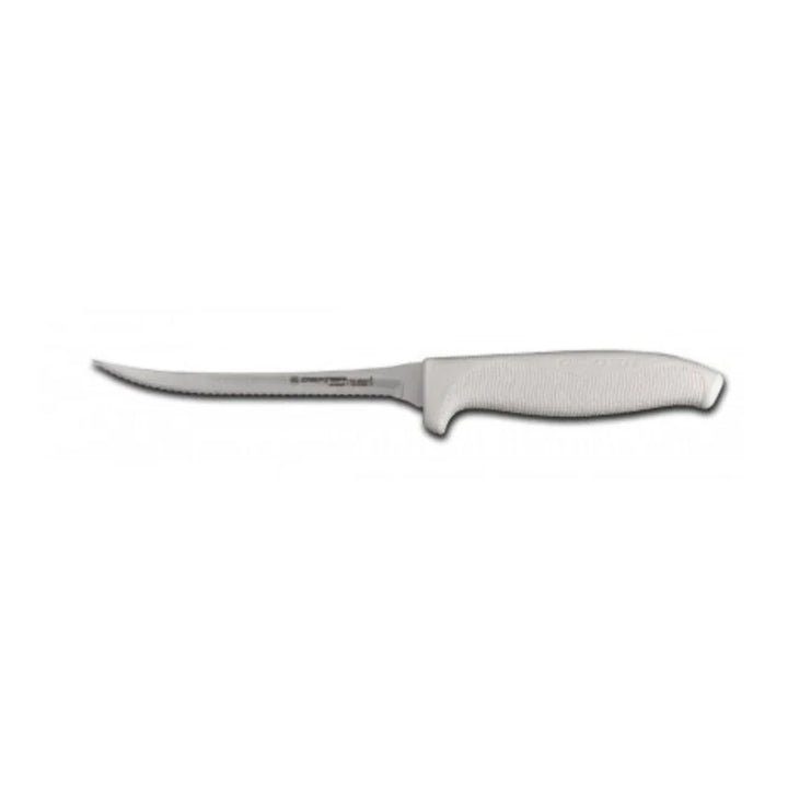 Dexter Russell 24303 SofGrip 5 1/2" Scalloped Utility Knife SGL155NSC-PCP