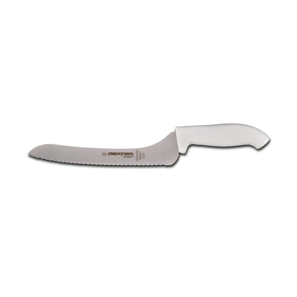 Dexter Russell 24423 SofGrip 9" Offset Scalloped Utility Slicer SG163-9SC-PCP