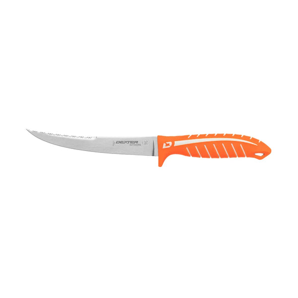 Dexter Russell 24911 DEXTREME® Dual Edge 7" flexible fillet knife with sheath DX7F