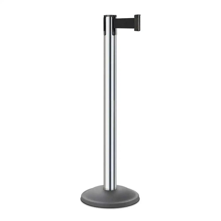 Forbes Industries 2701 12.5" Value-Plus Series Post with Integrated Beltrac and Weighted Base