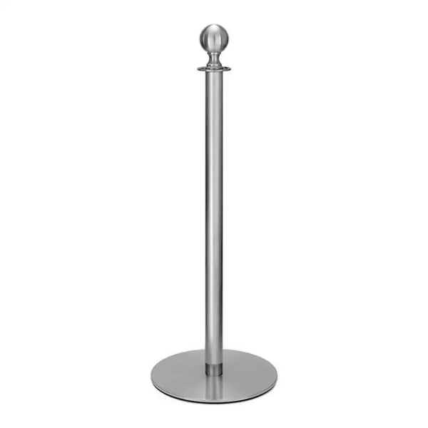 Forbes Industries 2724 15" Diameter Brushed Stainless Steel Stanchion Solid Brass