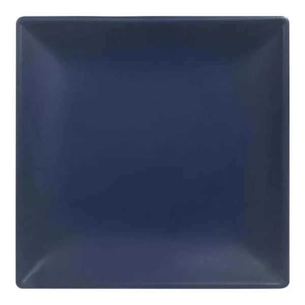 Thunder Group 29004SB Classic Stone Blue 4-1/2" x 4-1/2" Melamine Square Plate, Pack of 12