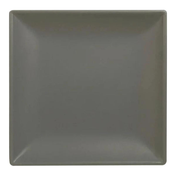 Thunder Group 29004SG Classic Stone Grey 4-1/2" x 4-1/2" Melamine Square Plate, Pack of 12