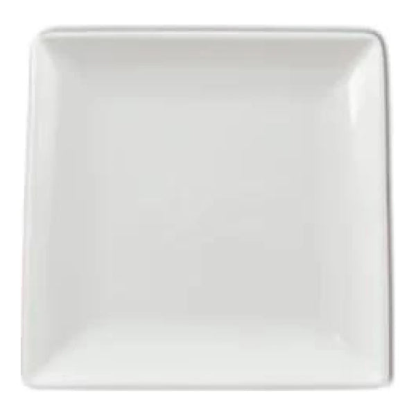 Thunder Group 29004WT Classic White 4-1/2" x 4-1/2" Melamine Square Plate, Pack of 12