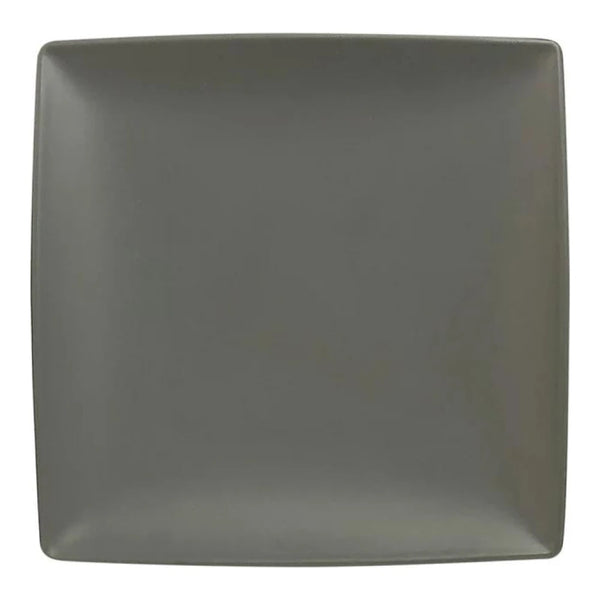 Thunder Group 29006SG Classic Stone Grey 6" x 6" Melamine Square Plate, Pack of 12