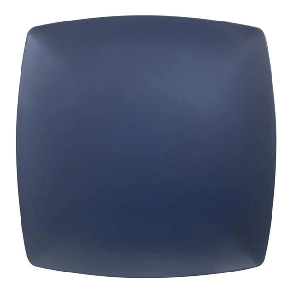 Thunder Group 29009SB Classic Stone Blue 9" x 9" Melamine Square Plate, Pack of 12