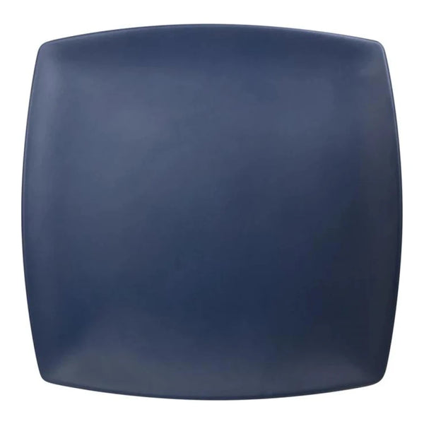 Thunder Group 29010SB Classic Stone Blue 10" x 10" Melamine Square Plate, Pack of 12