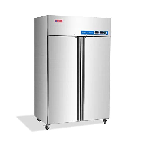 2 Door Reach-In Refrigerator and Freezer Combo, 48", Stainless Steel, 36 Cu.ft, 115v