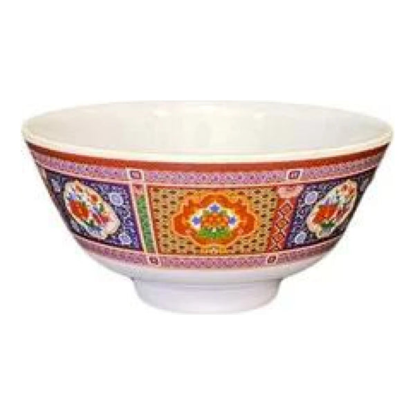 Thunder Group 3006TP Peacock 9 oz Melamine Rice Bowl, Pack of 12