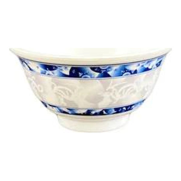 Thunder Group 3008DL Blue Dragon 6 oz Melamine Rice Bowl, Pack of 12