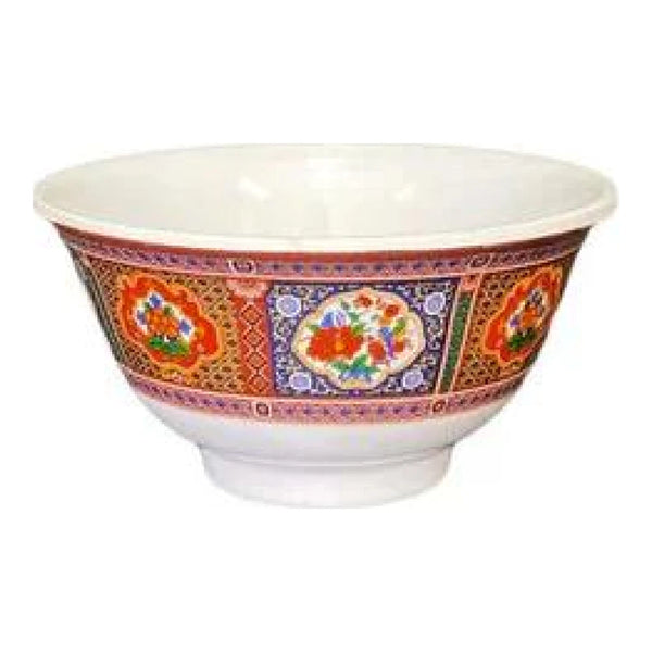 Thunder Group 3008TP Peacock 6 oz Melamine Rice Bowl, Pack of 12