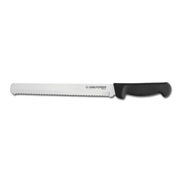 Dexter Russell 31604B Basics 10" Scalloped Slicer Black Handle P94804B