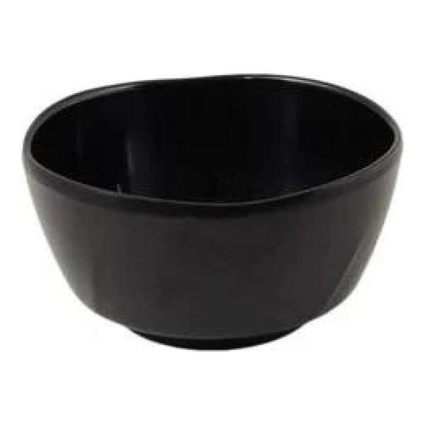 Thunder Group 39050BK Classic Black 16 oz Melamine Bowl, Pack of 12