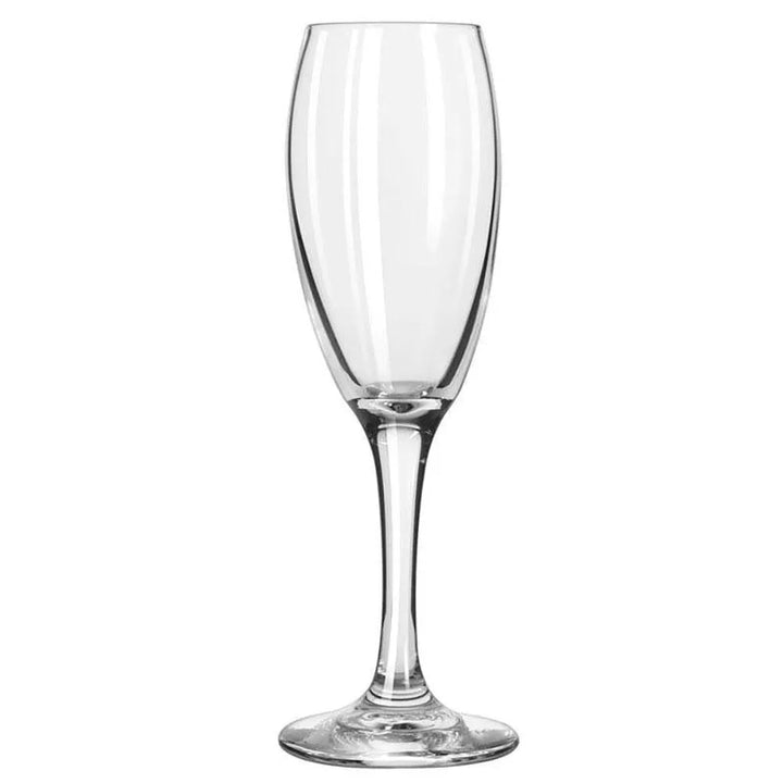 Libbey 3996 5.75 oz. Teardrop Customizable Flute Glass - Case of 12 Pcs