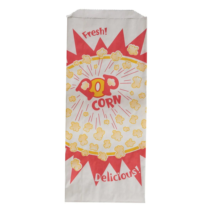 Winco 41003 Benchmark Paper Popcorn Bags, 2 Oz, 1000 bags/case