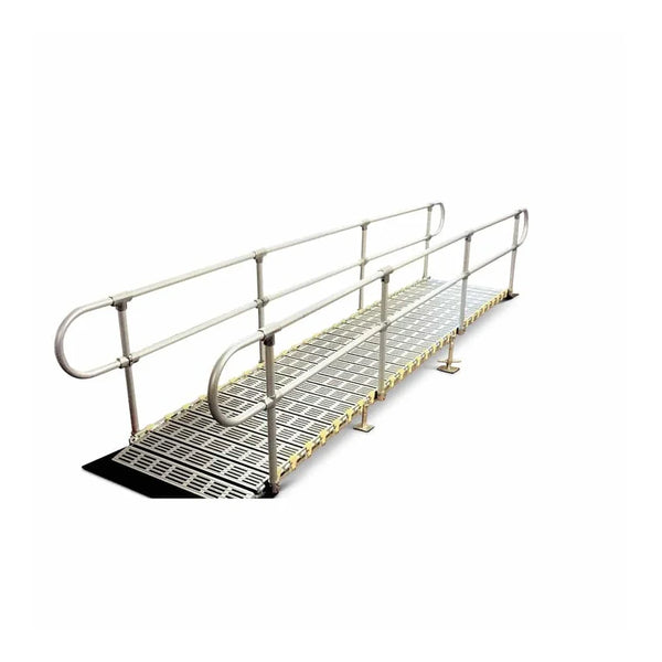 Forbes Industries 4196-A ADA Aluminum Ramp Kit Includes Bottom Ramp - The Horecastore