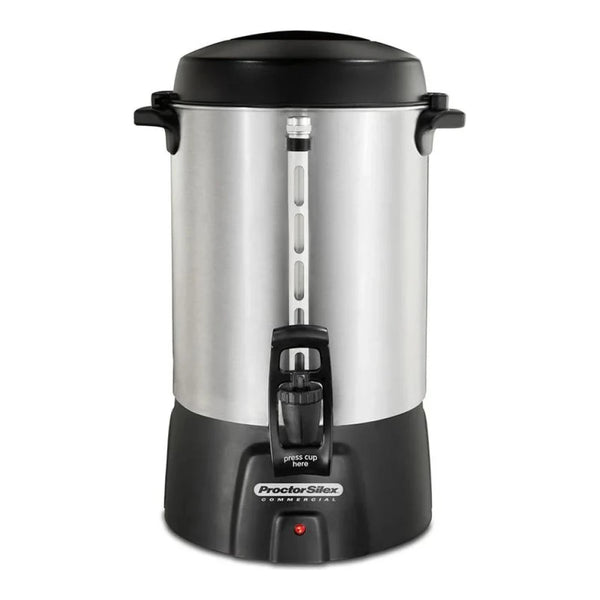 Hamilton Beach 45060R Proctor Silex 60-Cup Coffee Urn/Percolator, 1090W