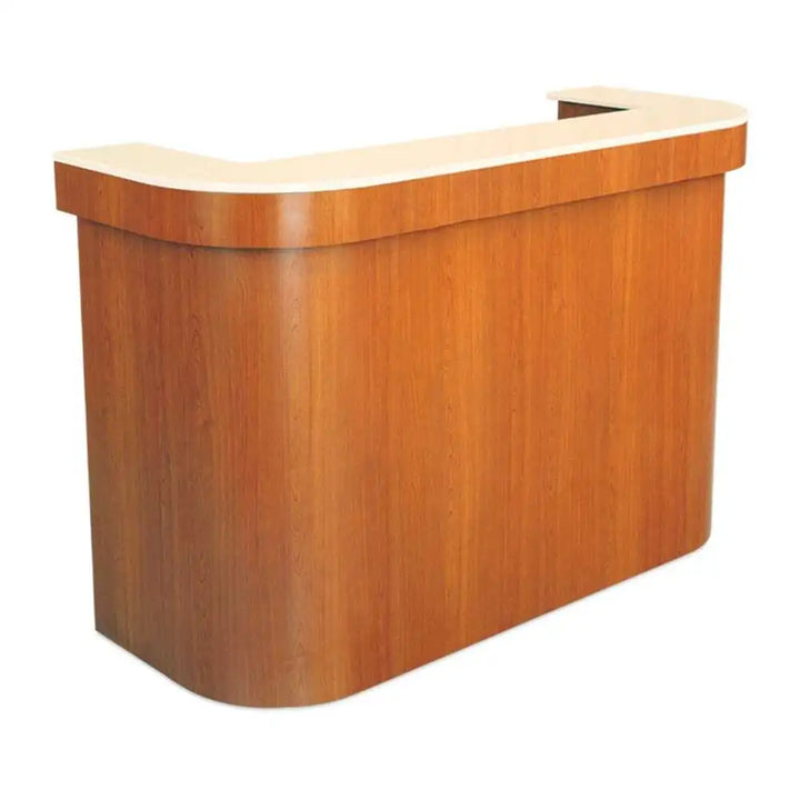 Forbes Industries 4876-5 60" Mobile Bar Cabinet With Rounded Corners on front - The Horecastore