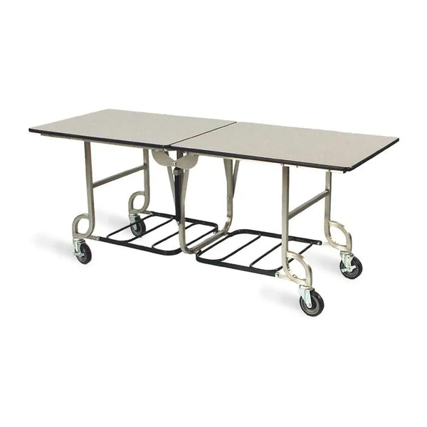 Forbes Industries 4941 73" Catering Table with Single Level and Vinyl-dipped Utility Shelves