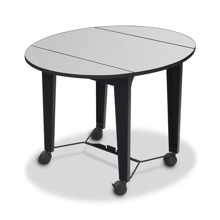 Forbes Industries 4954 25.75" Room Service Table Comes with an Oval Shaped Tabletop