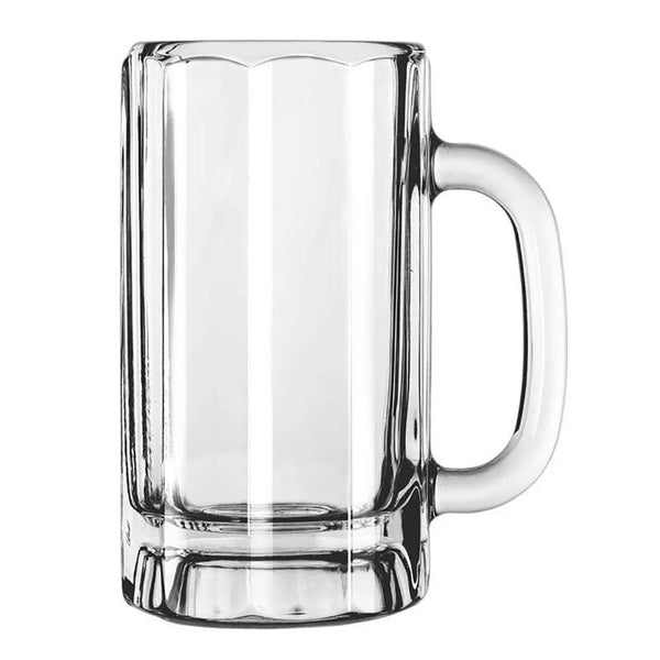 Libbey 5020 16 oz. Paneled Beer Mug - Case of 12 Pcs