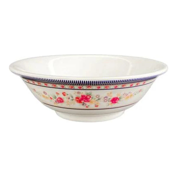 Thunder Group 5060AR Rose 22 oz Melamine Rimless Bowl, Pack of 12