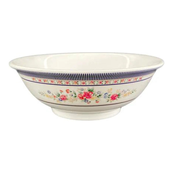 Thunder Group 5065AR Rose 32 oz Melamine Rimless Bowl, Pack of 12