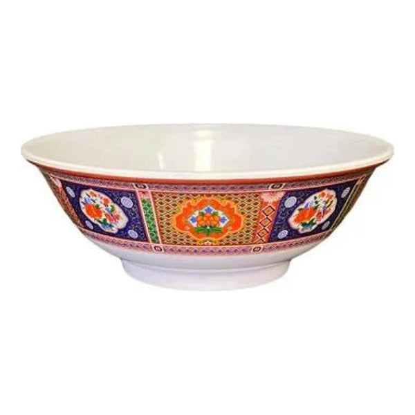 Thunder Group 5065TP Peacock 32 oz Melamine Rimless Bowl, Pack of 12