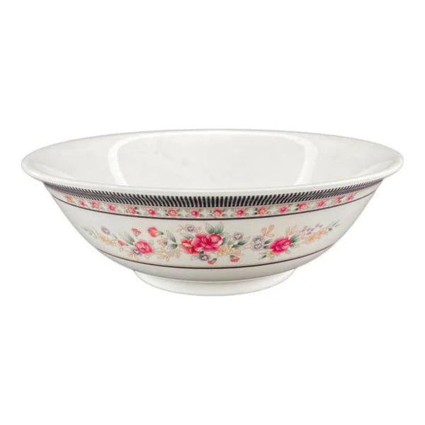 Thunder Group 5070AR Rose 36 oz Melamine Rimless Bowl, Pack of 12