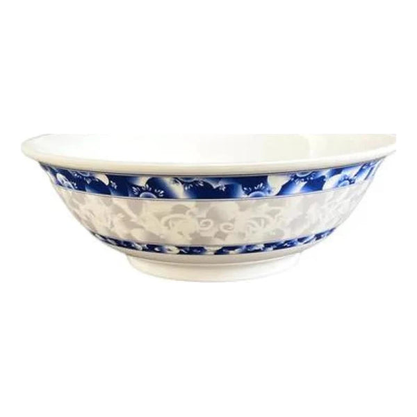 Thunder Group 5070DL Blue Dragon 36 oz Melamine Rimless Bowl, Pack of 12