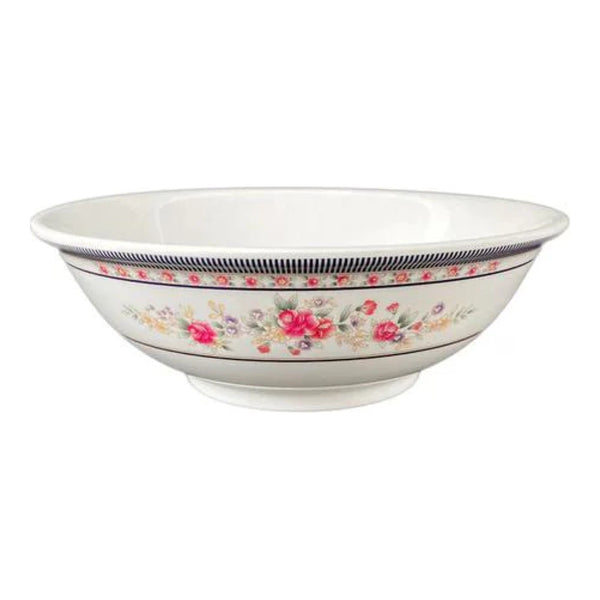 Thunder Group 5075AR Rose 52 oz Melamine Rimless Bowl, Pack of 12