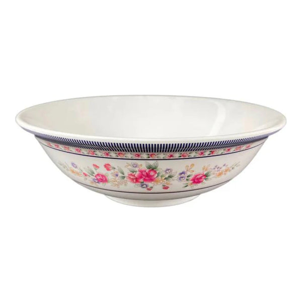 Thunder Group 5085AR Rose 70 oz Melamine Rimless Bowl, Pack of 12