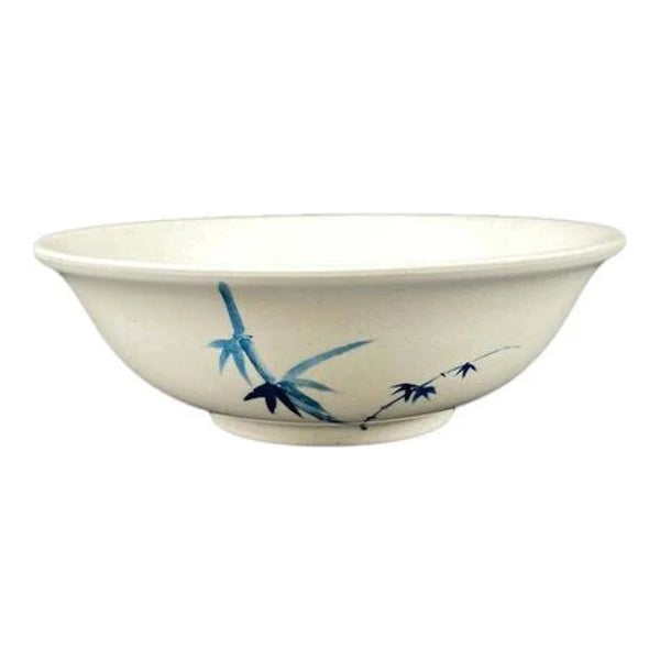 Thunder Group 5085BB Blue Bamboo 70 oz Melamine Rimless Bowl, Pack of 12