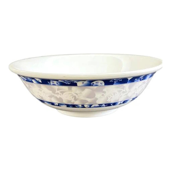 Thunder Group 5085DL Blue Dragon 70 oz Melamine Rimless Bowl, Pack of 12