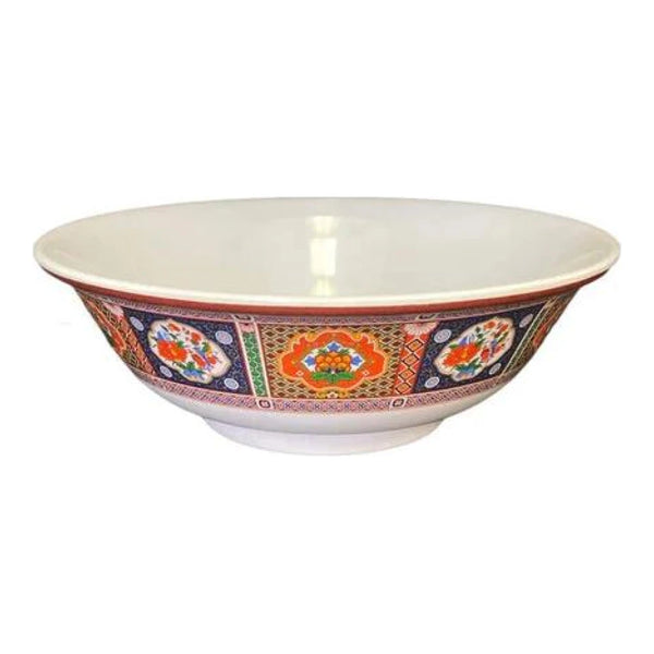 Thunder Group 5095TP Peacock 96 oz Melamine Rimless Bowl, Pack of 12