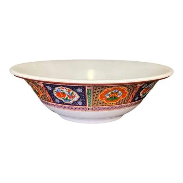 Thunder Group 5108TP Peacock 34 oz Melamine Deep Bowl, Pack of 12