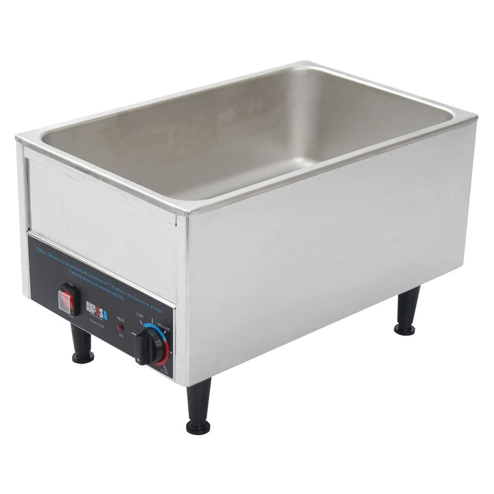 Winco 51096 Benchmark Stainless Steel Food Warmer 12" x 20", 120v