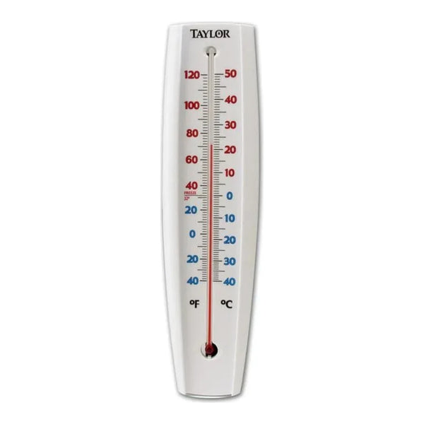 Taylor 5109 14.5" Jumbo Wall Thermometer with Red Reading Tube, -40 to 120 F