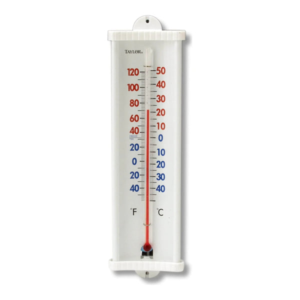 Taylor 5132N 9.06" Utility Wall Thermometer, -40 to 120 F