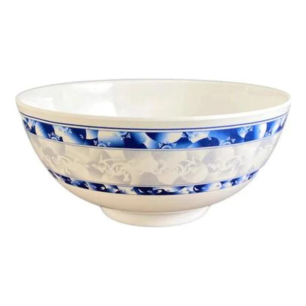 Thunder Group 5207DL Blue Dragon 39 oz Melamine Rice Bowl, Pack of 12